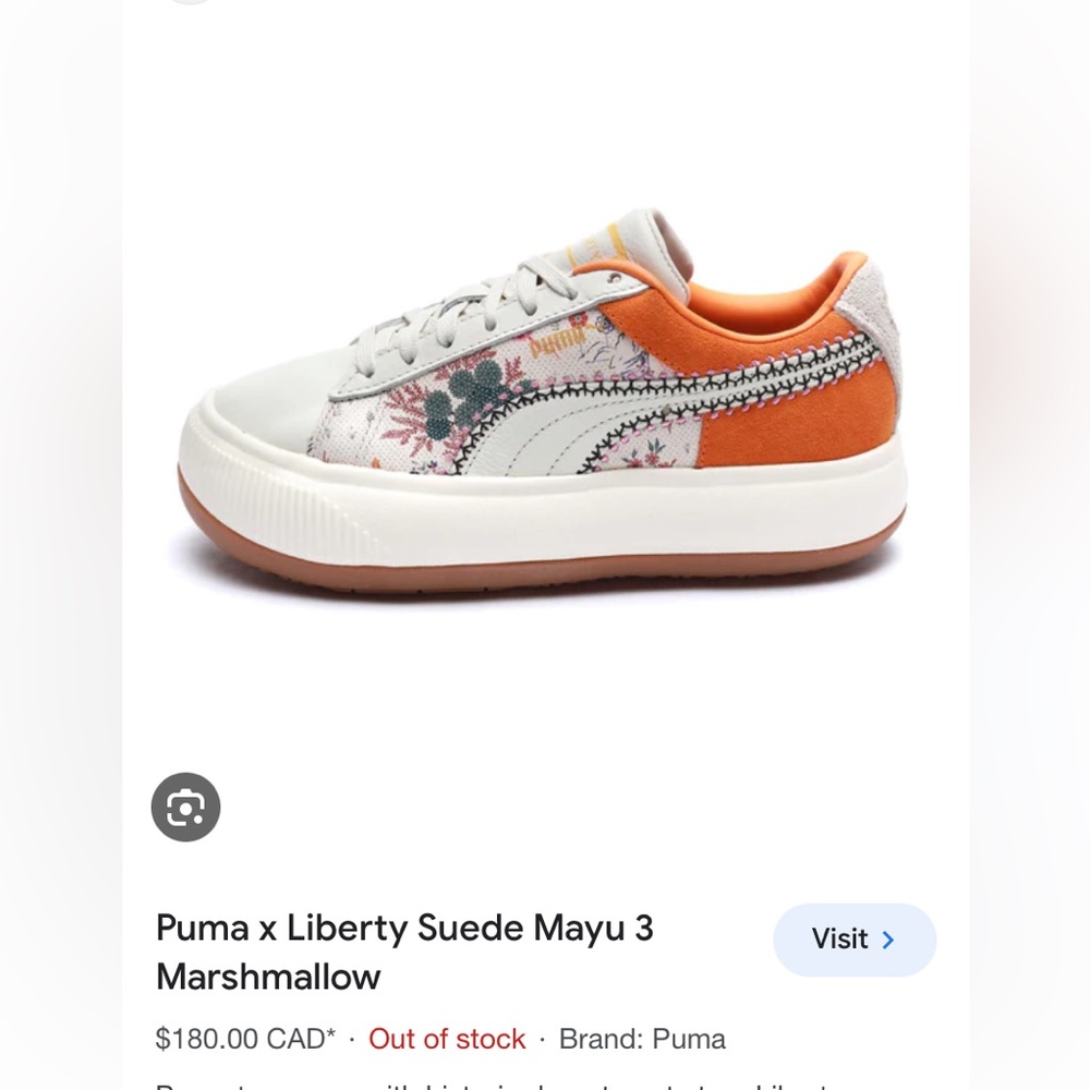 PUMA X LIBERTY SUEDE MAYU 3 MARSHMALLOW